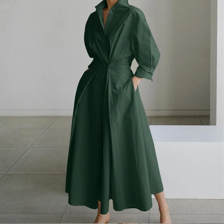 Blythe | Elegant Spring Shirt Dress