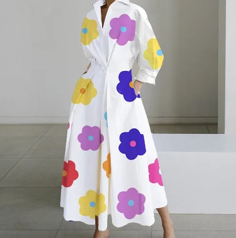 Blythe | Elegant Spring Shirt Dress