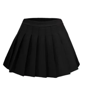 Box Pleated Mini Skort