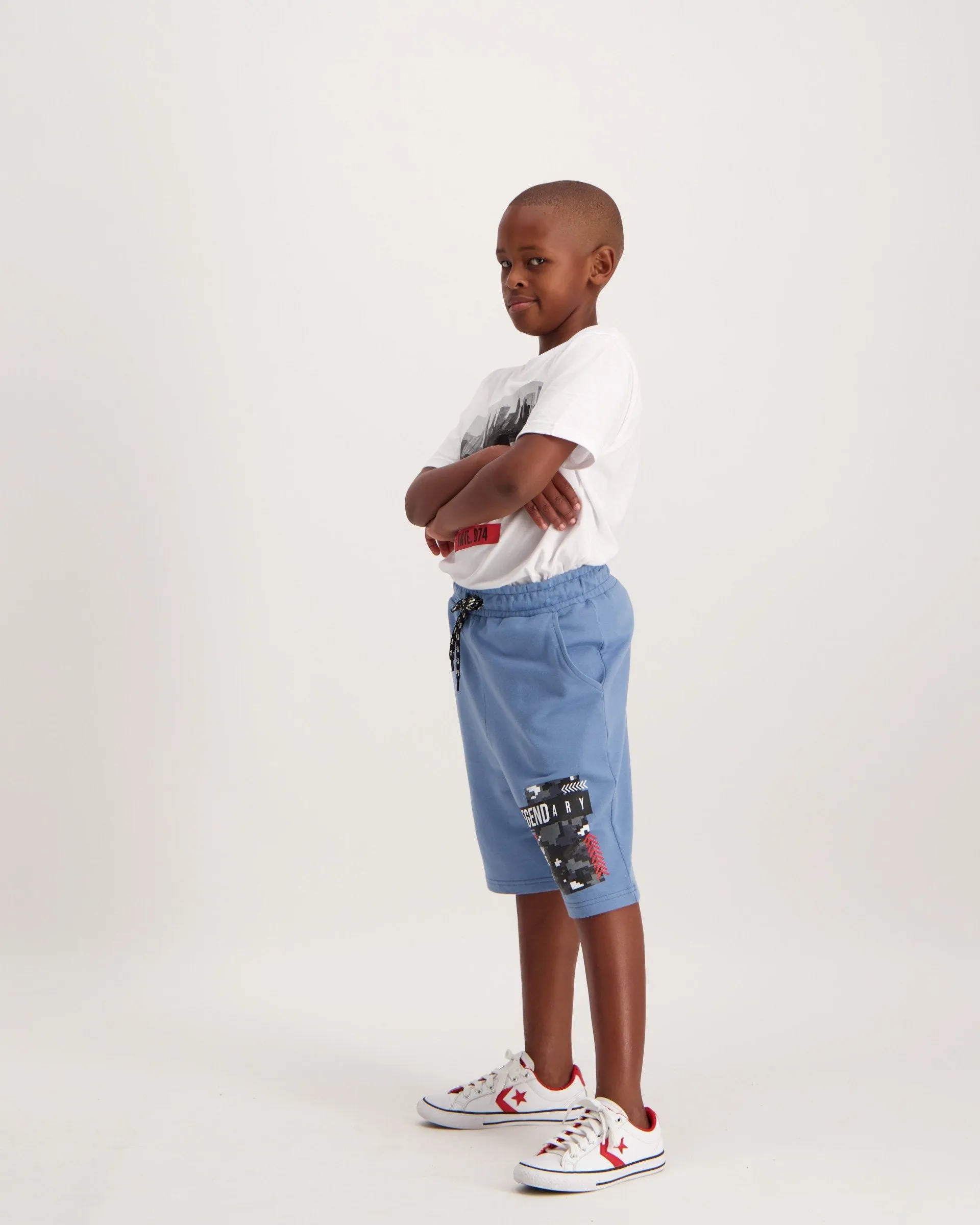Boys Denim Short - Blue