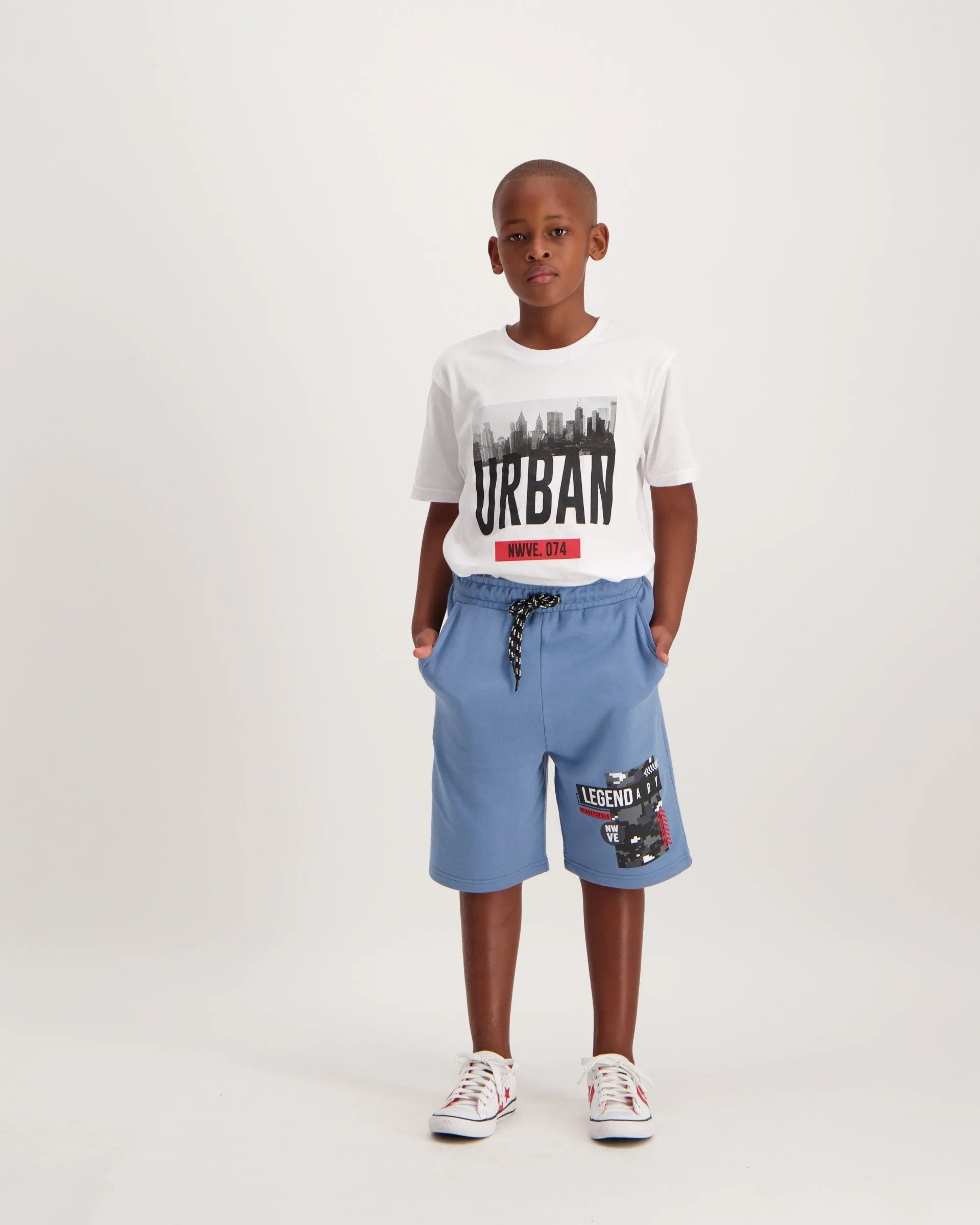 Boys Denim Short - Blue