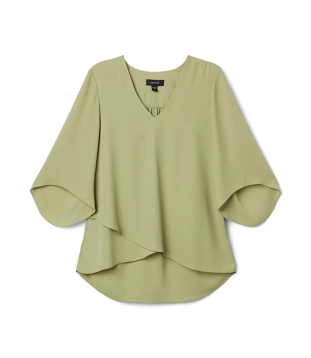 Bracelet Sleeve Asymmetric Top