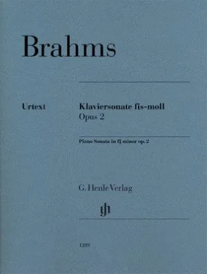 BRAHMS - PIANO SONATA F SHARP MINOR OP 2