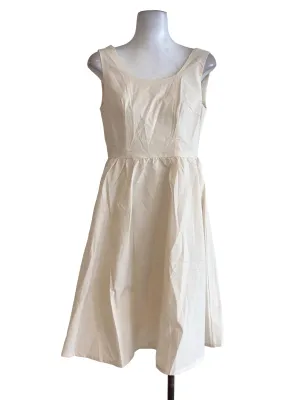 Buttermilk Textured Blouson Dress