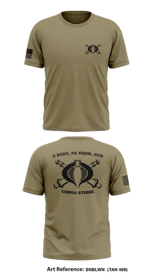 C BTRY, FA SQDN, 2CR Store 1 Core Men's SS Performance Tee - SNblWN