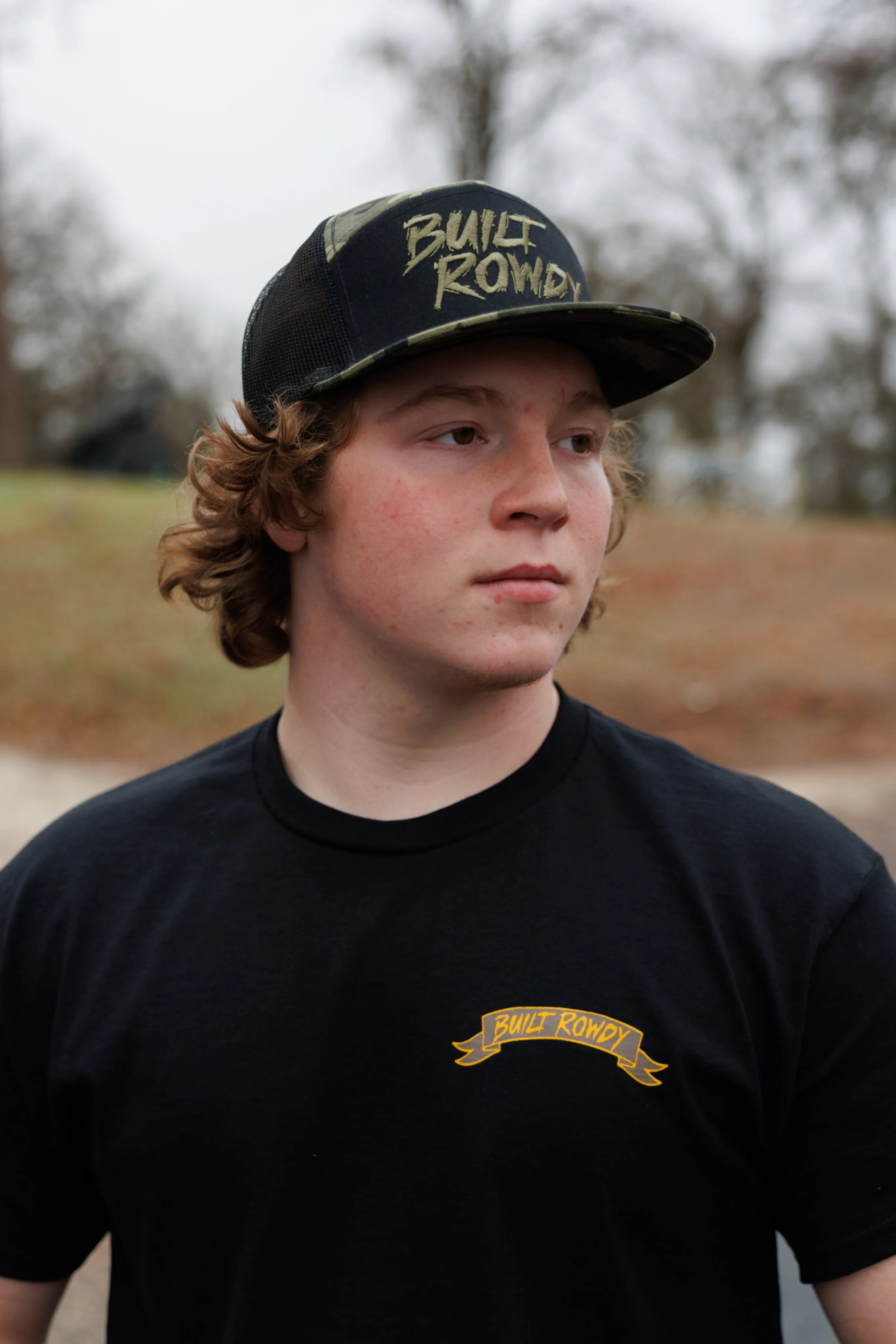 Camo 7 Panel Trucker