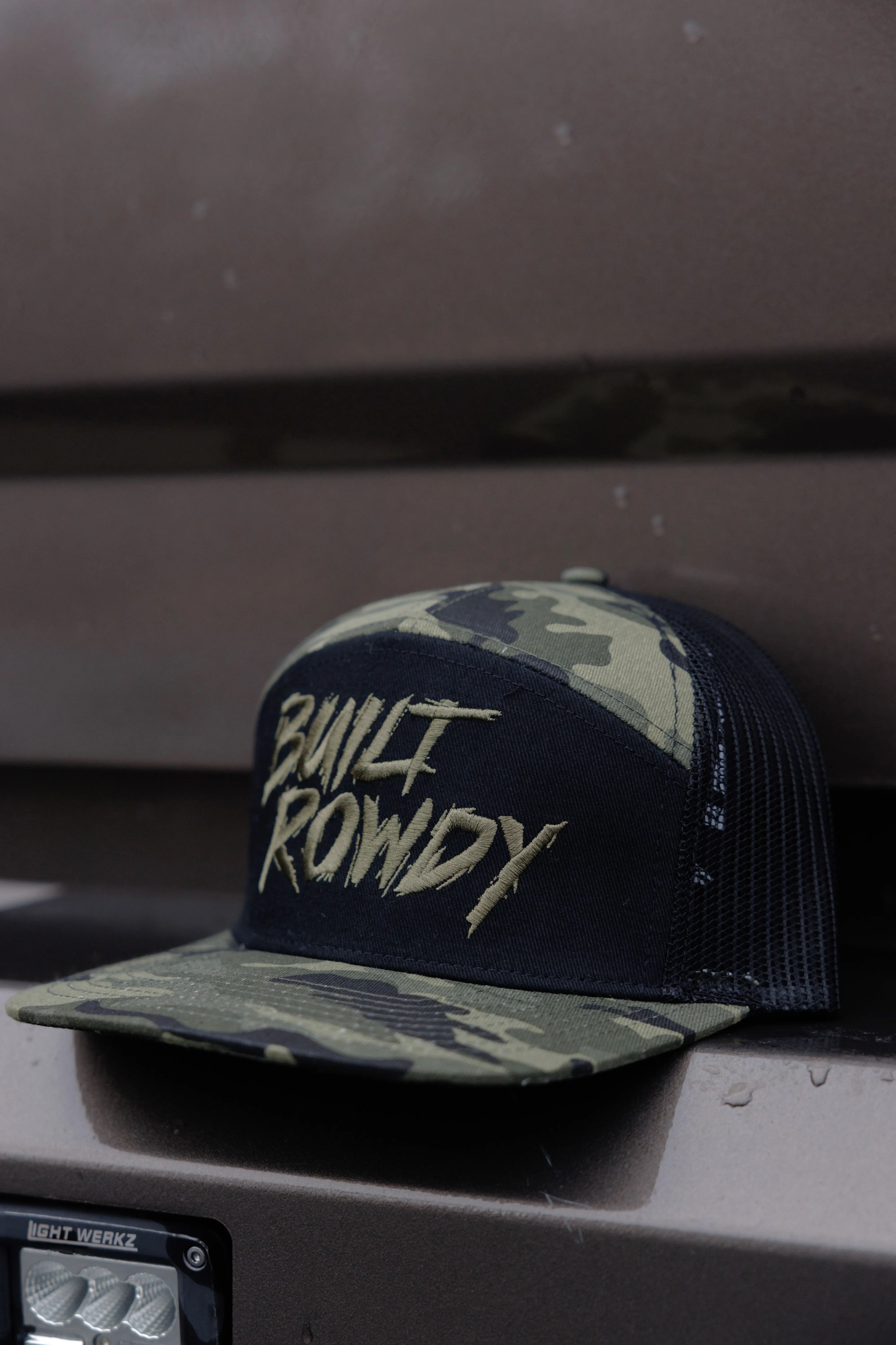 Camo 7 Panel Trucker