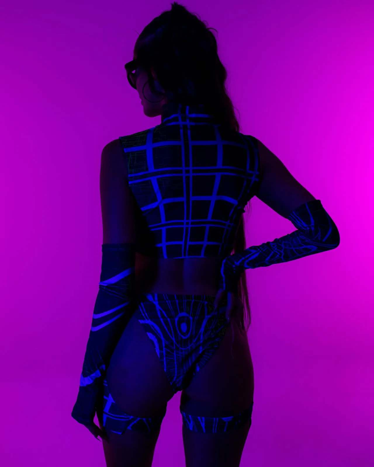 Candy Catz Wired Cutout Chaps 3pc Set