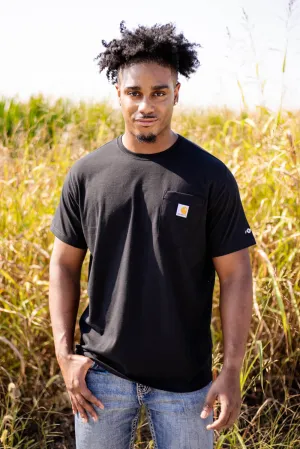 Carhartt Force Relaxed Fit Midweight Pocket T-Shirt for Men in Black | 106652-N04-BLACK