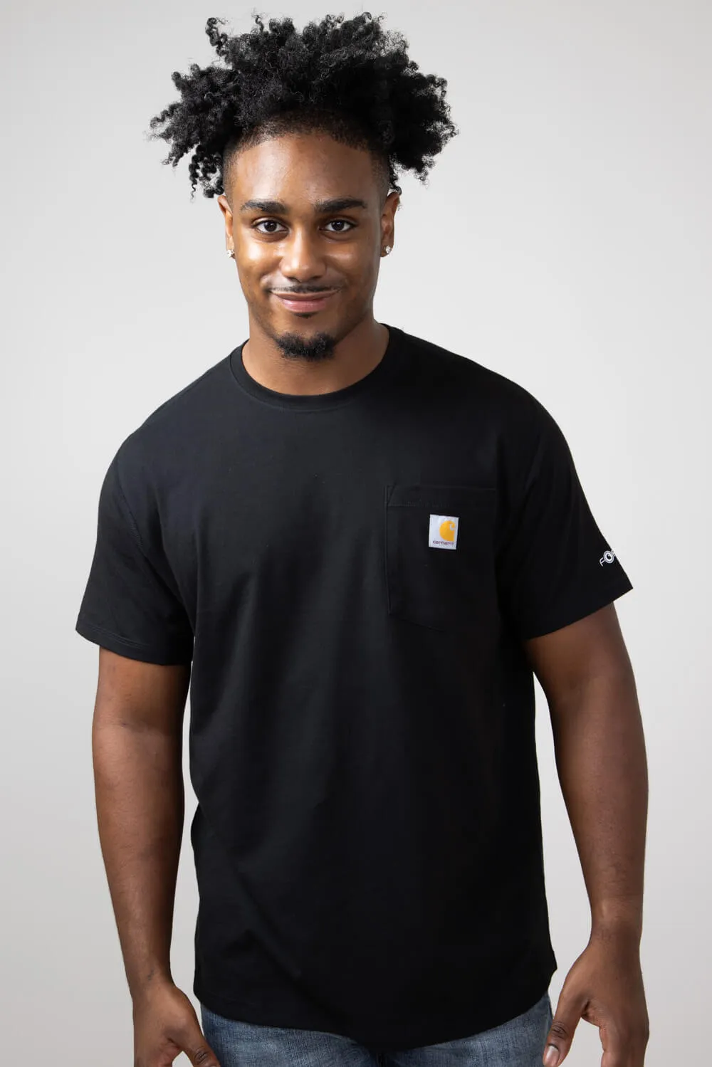 Carhartt Force Relaxed Fit Midweight Pocket T-Shirt for Men in Black | 106652-N04-BLACK