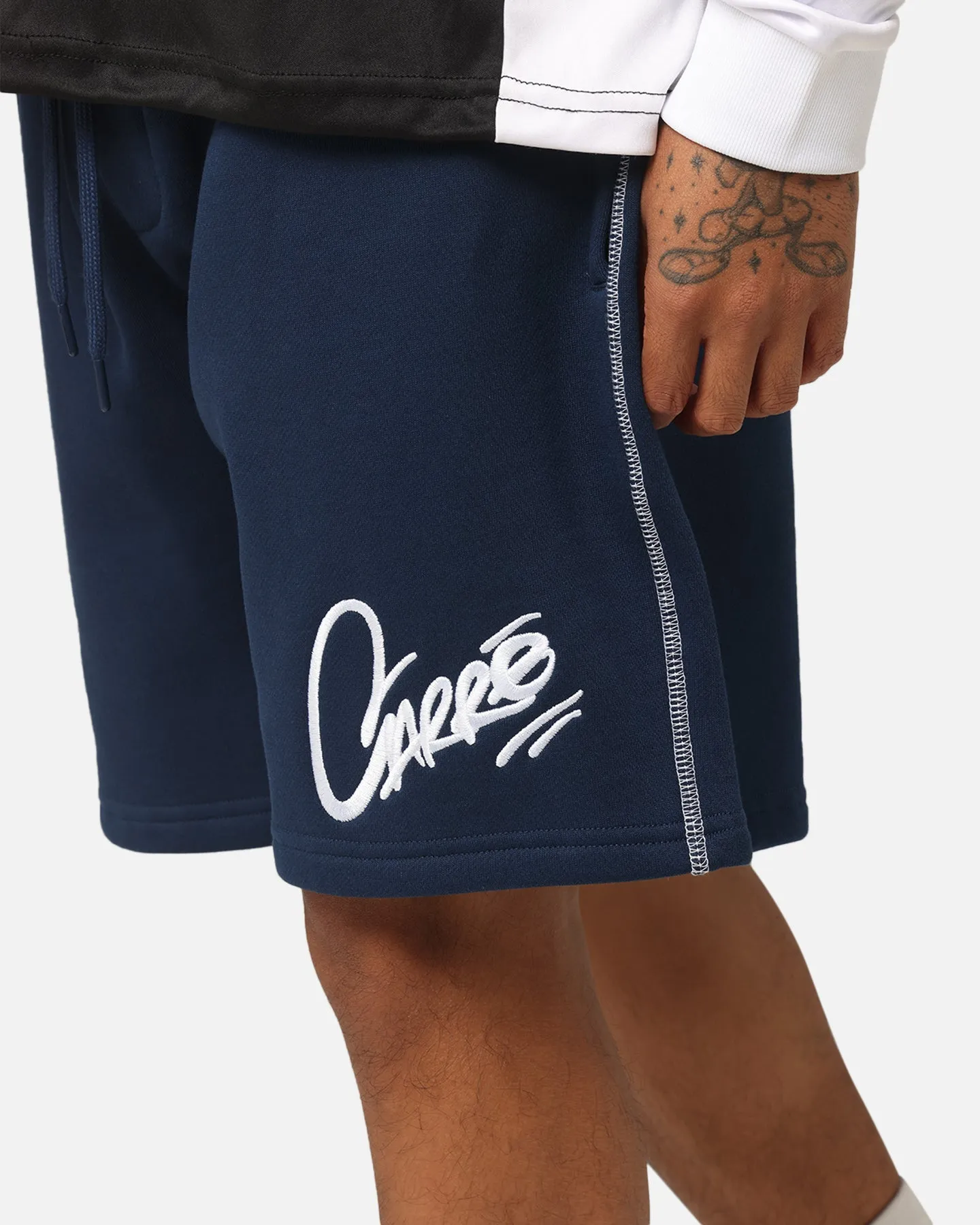 Carre Corrupt Sweat Shorts Navy