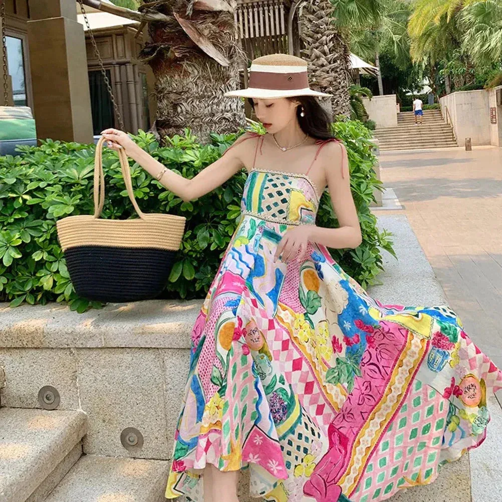 Carrie - Elegant print Mahiclide
