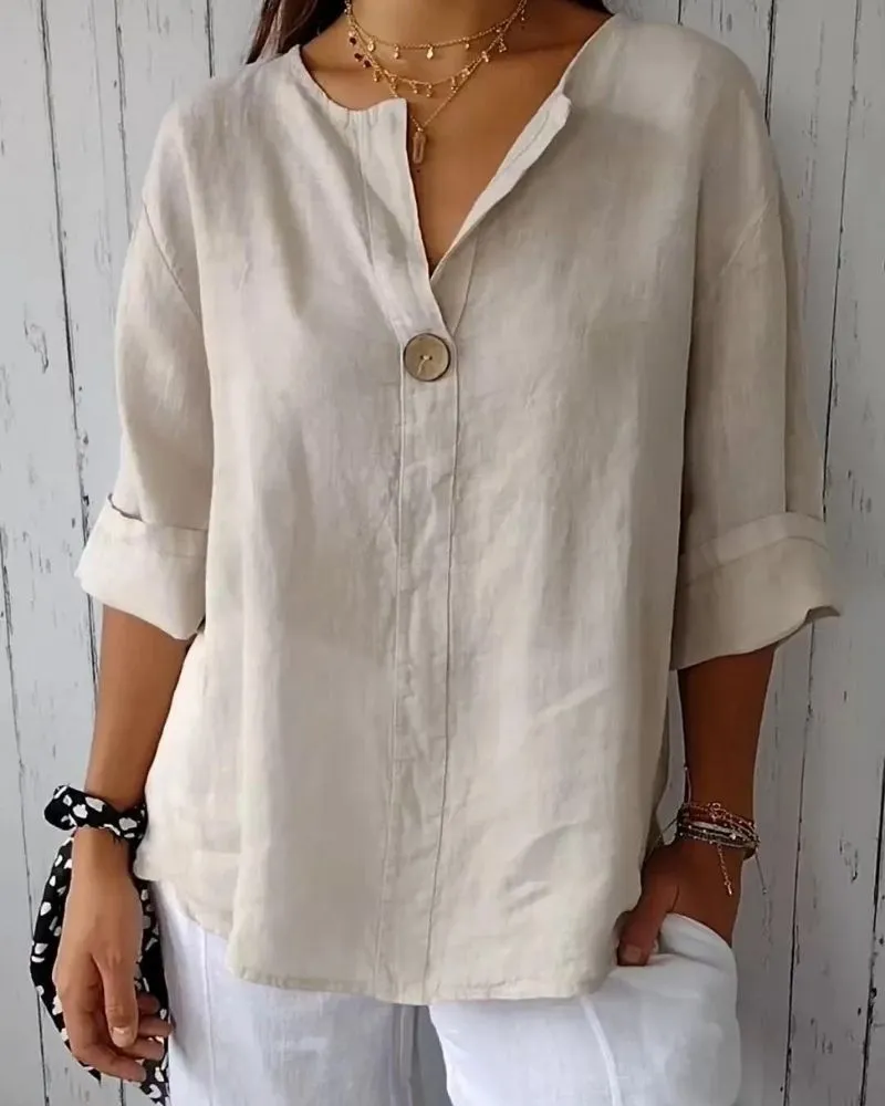 Casiana® | Elegant V-Neck Top