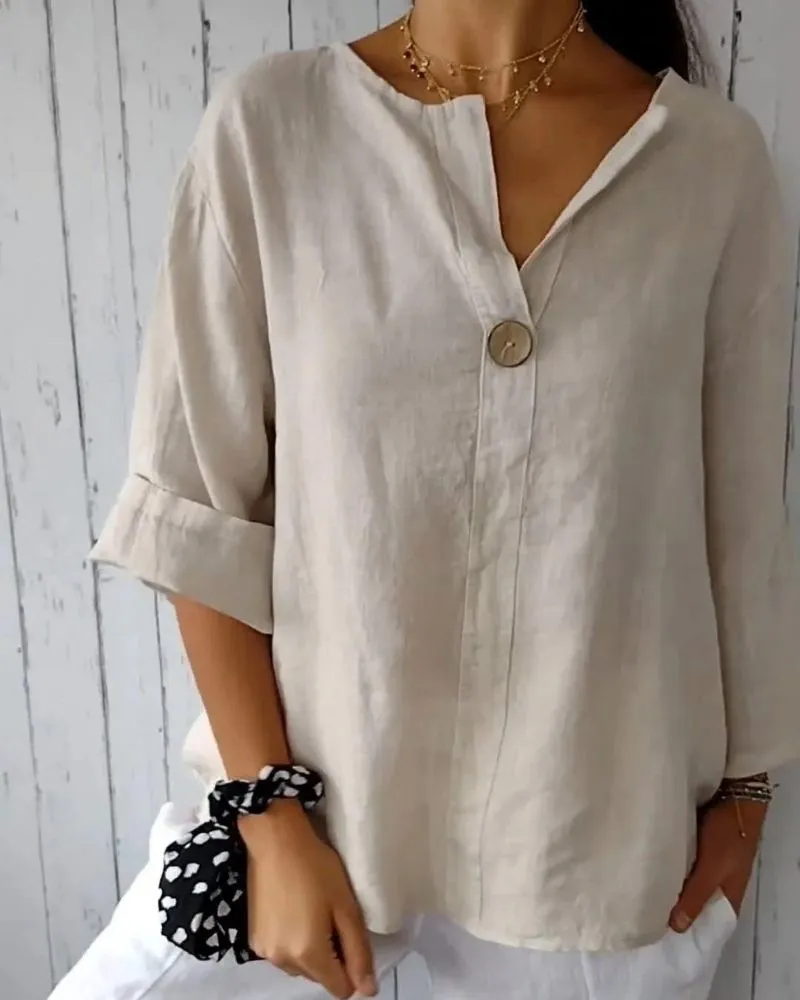 Casiana® | Elegant V-Neck Top