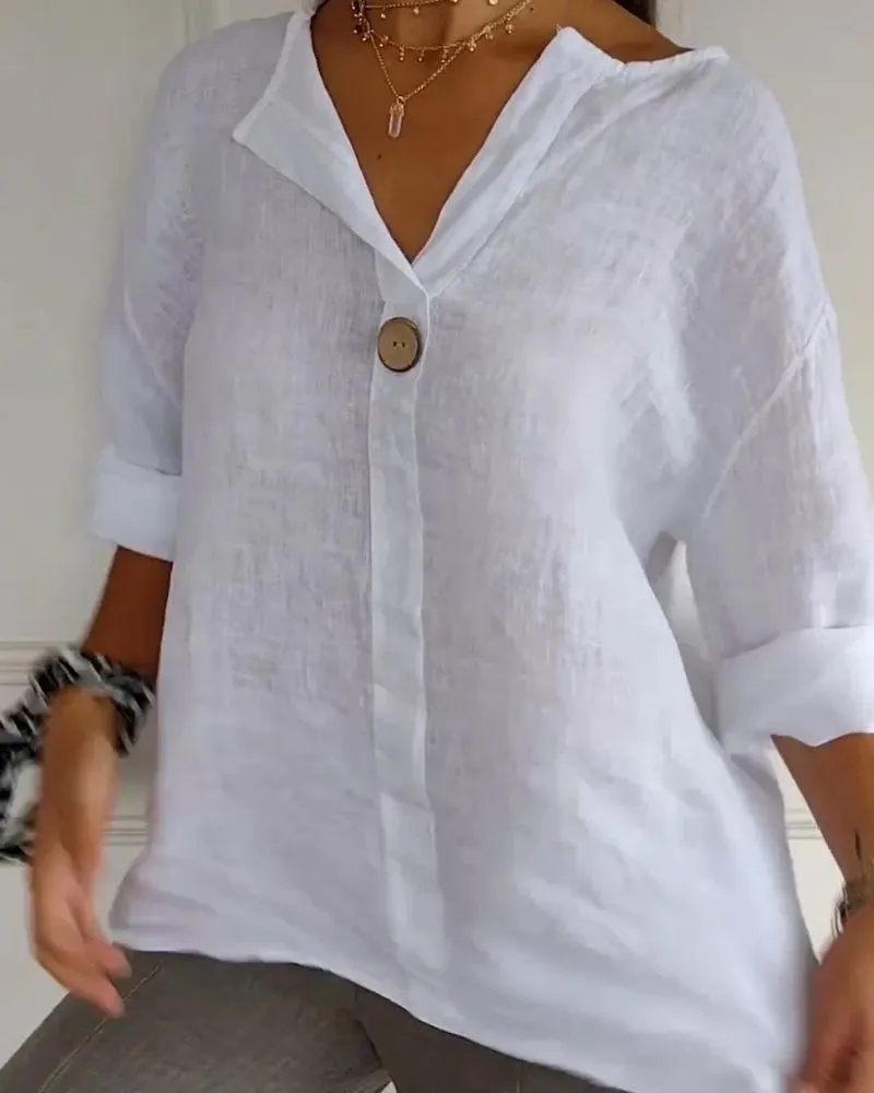 Casiana® | Elegant V-Neck Top