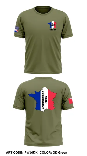 CDA339 USFRA Store 1 Core Men's SS Performance Tee - PWJdDK