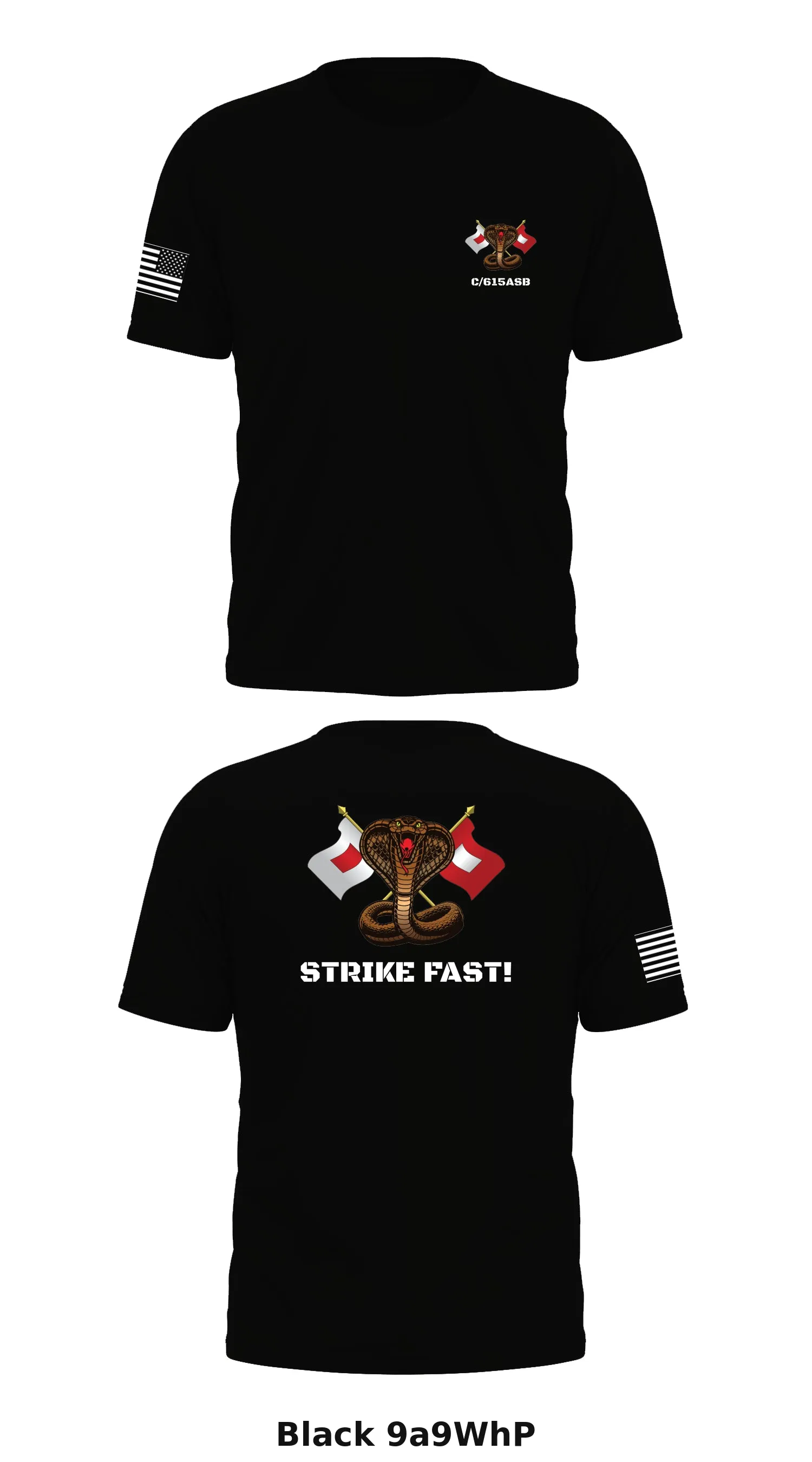Charlie Co/615 ASB Store 1 Core Men's SS Performance Tee - 9a9WhP
