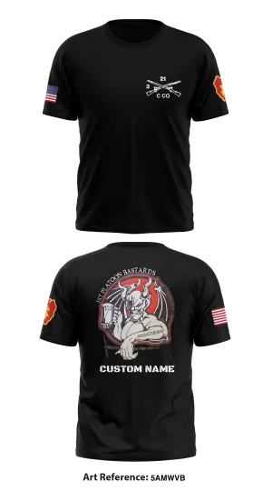 Charlie Company, 3-21 Infantry Store 1 Core Men's SS Performance Tee - 5AMwVb