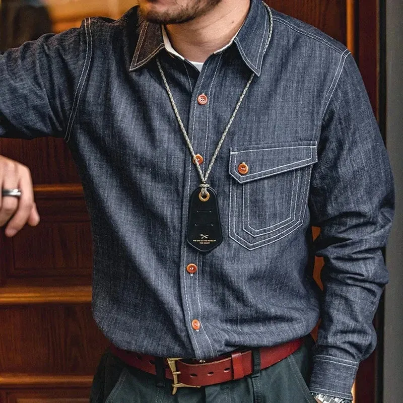 Christopher Mosley Long-Sleeved Denim Shirt