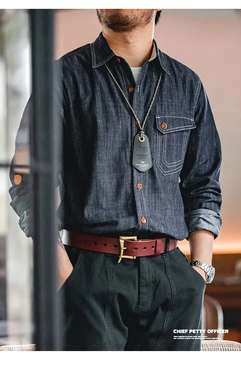 Christopher Mosley Long-Sleeved Denim Shirt