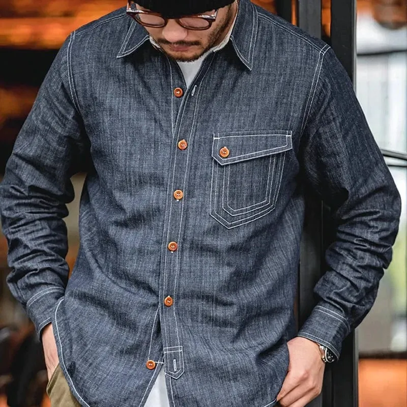 Christopher Mosley Long-Sleeved Denim Shirt