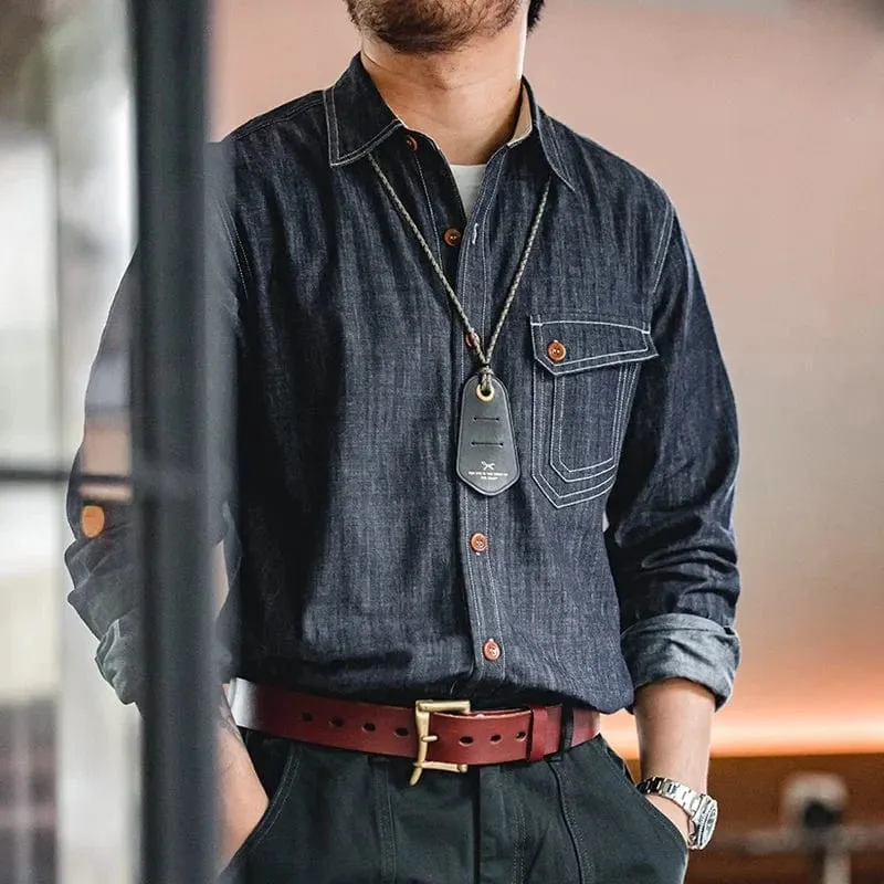 Christopher Mosley Long-Sleeved Denim Shirt