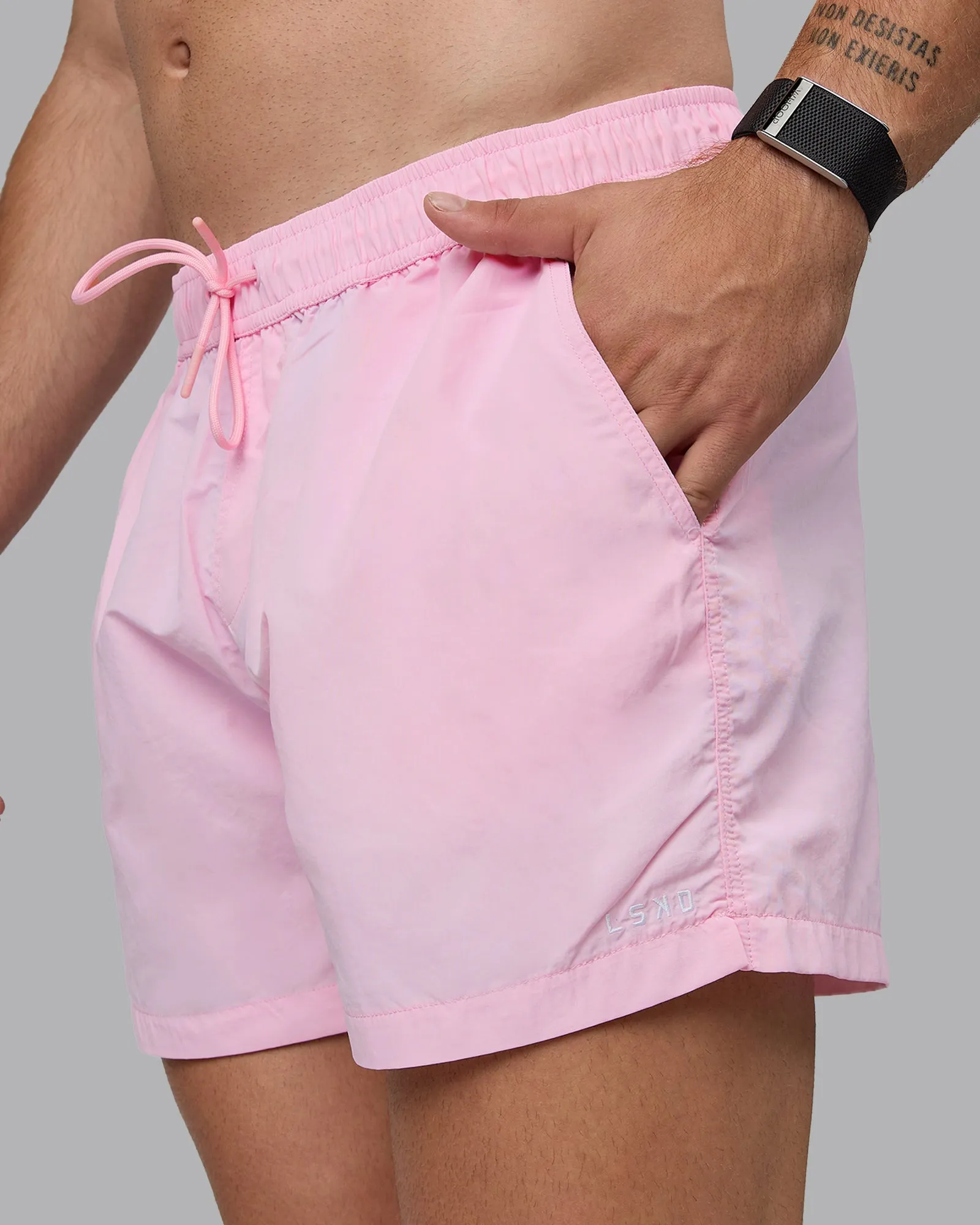 Classic 5" Shorts - Pale Pink