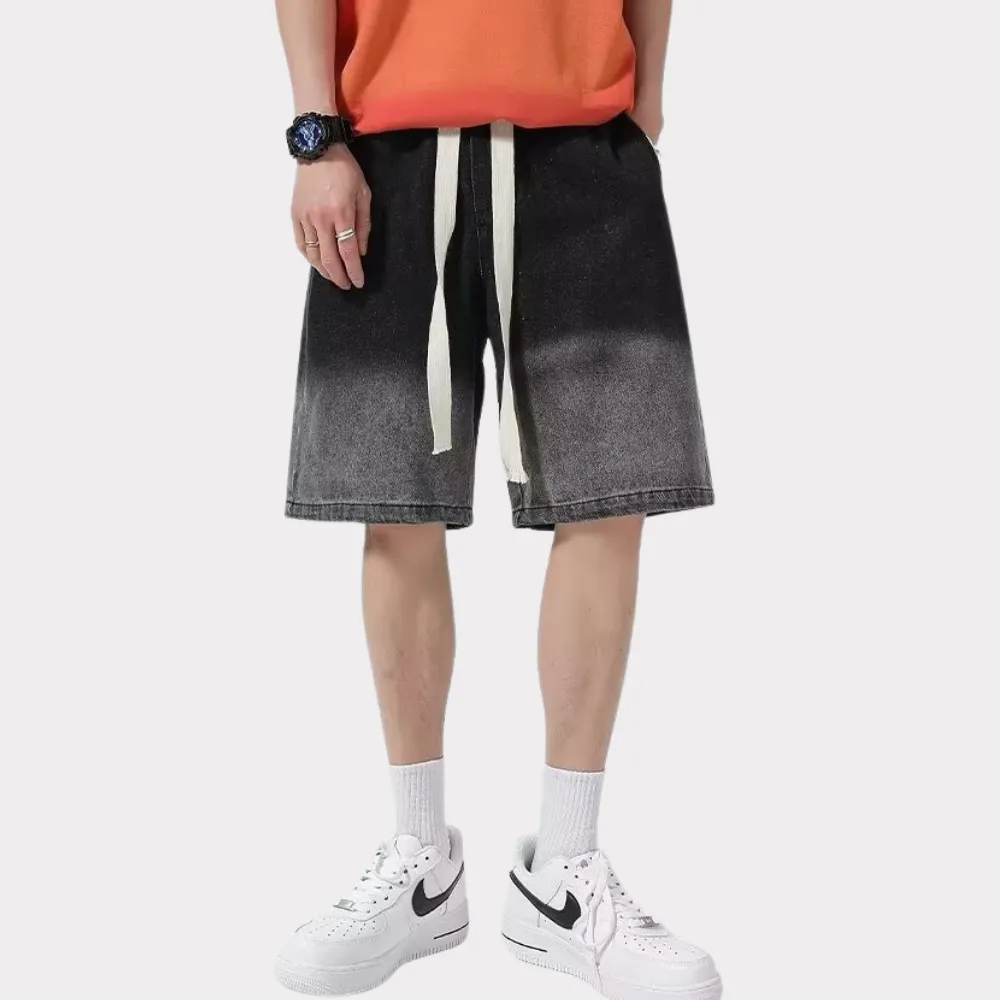 Classic Gradient Drawstring Shorts