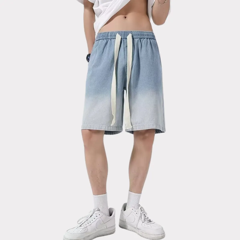 Classic Gradient Drawstring Shorts