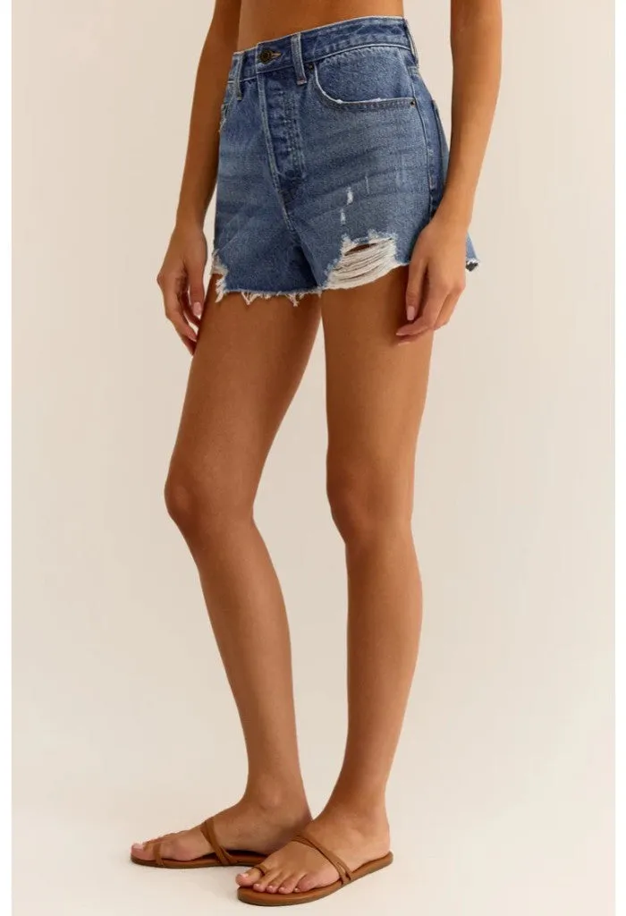 Classic Hi-Rise Denim Short-Vintage Indigo