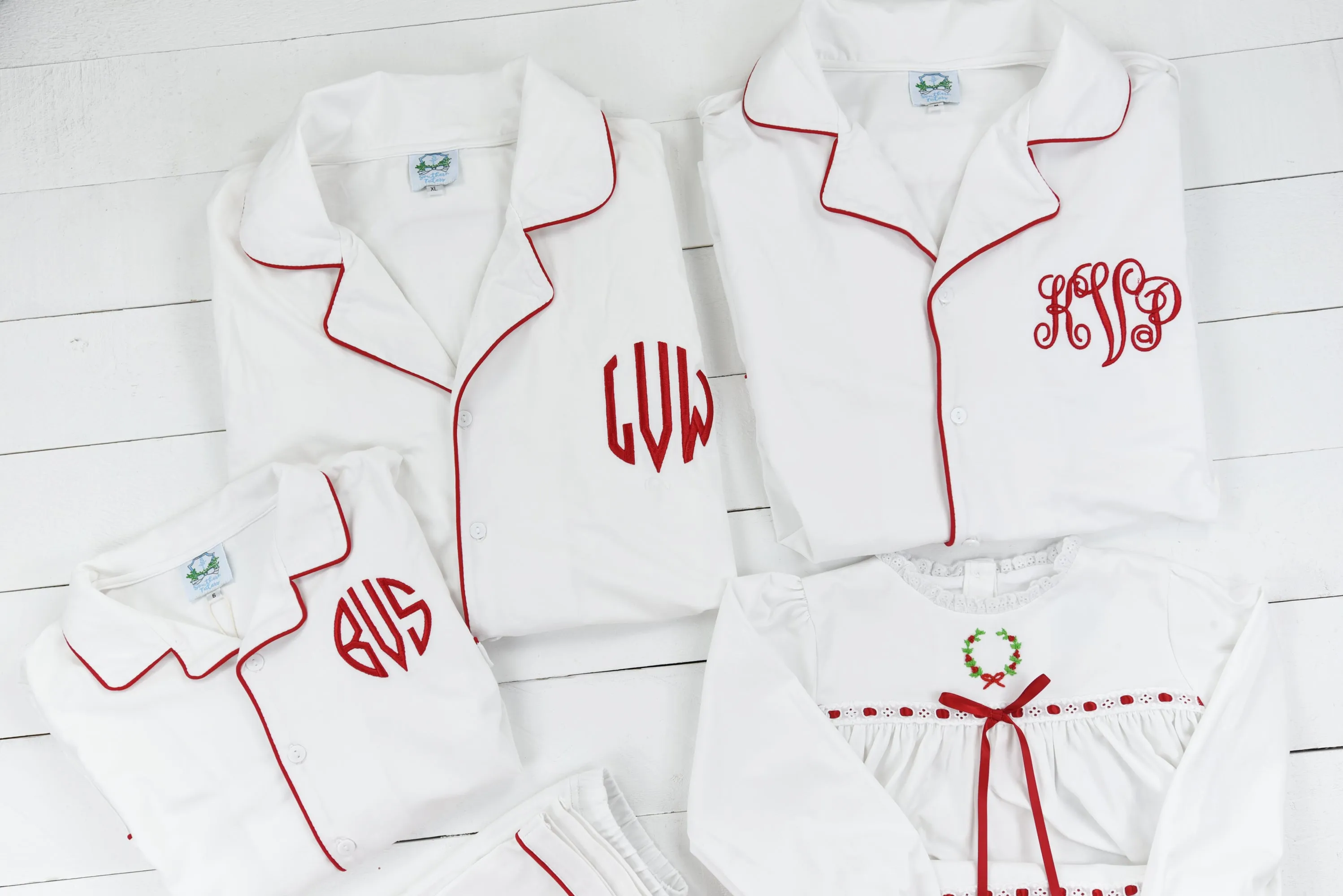 Classic White Two Piece Pajama Set