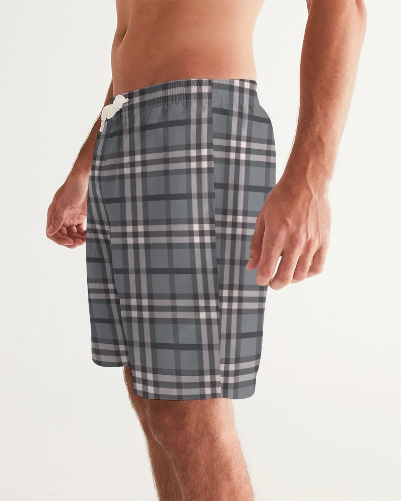 Classical Plaid Masculine Swim Trunk