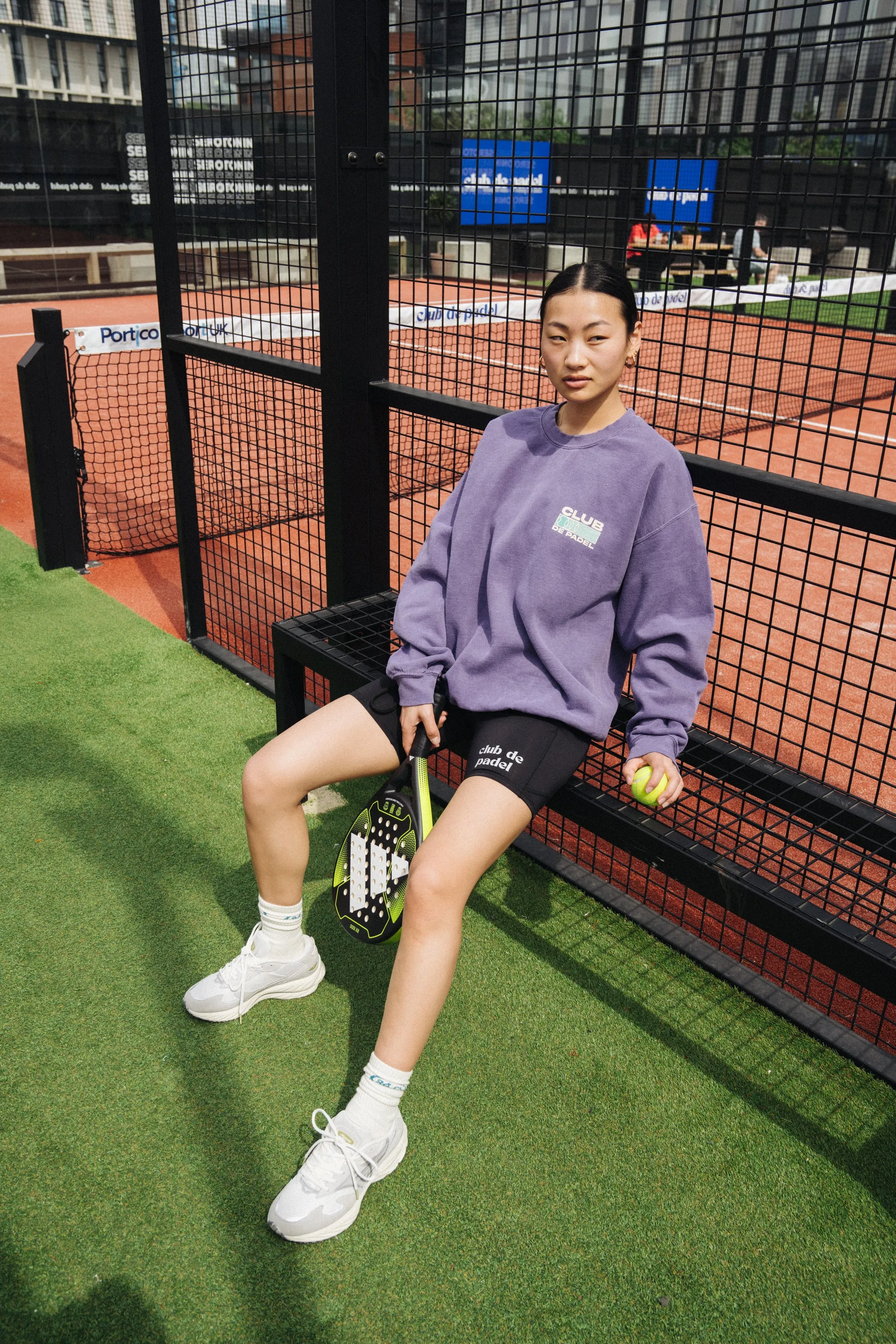 Club de Padel Logo WMNS Tech Shorts - Black