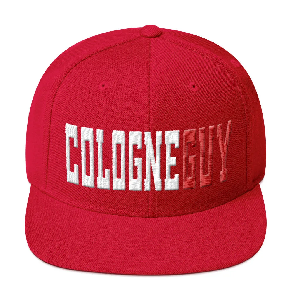 Cologne Guy Snap Back Hat