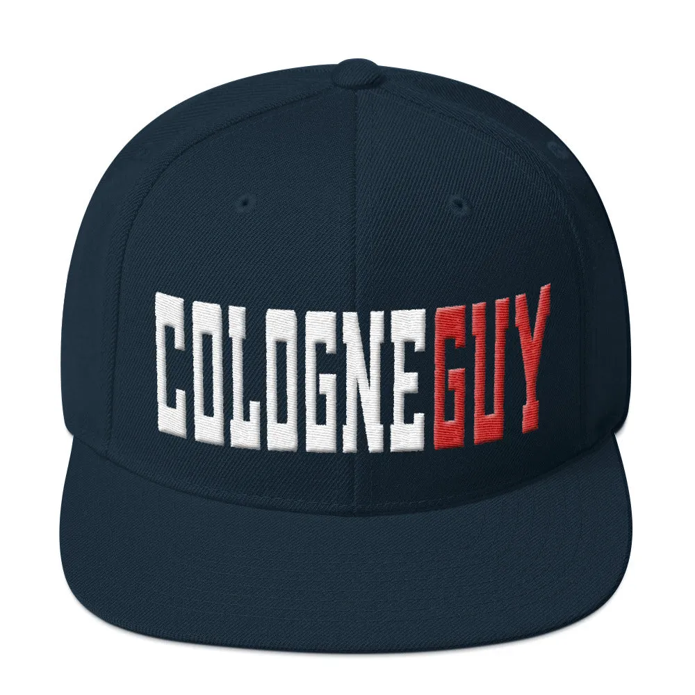 Cologne Guy Snap Back Hat