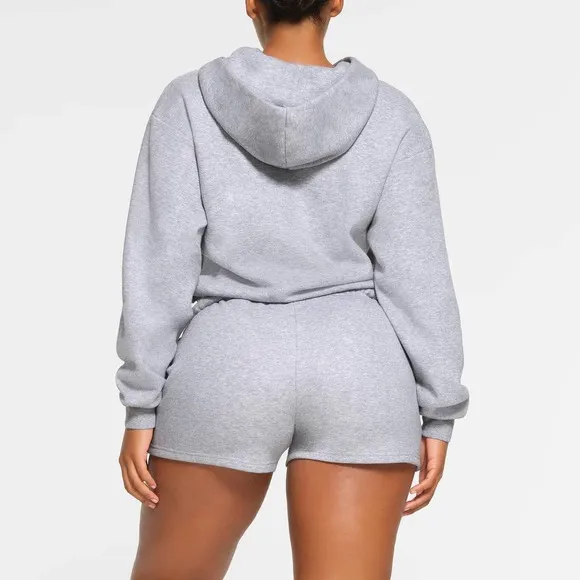 COTTON FLEECE CLASSIC SHORT  Heather Grey Medium