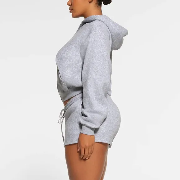 COTTON FLEECE CLASSIC SHORT  Heather Grey Medium