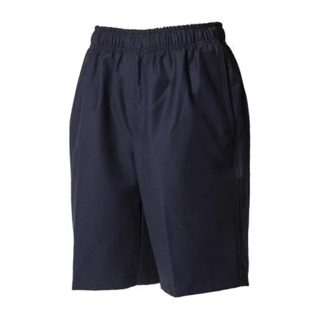 COTTON/POLY SHORTS | ELASTICATED WAIST | PLAIN WITH SIDE POCKETS | COMFORT PLUS