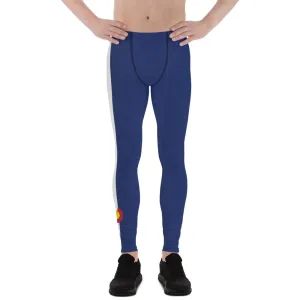 Crazy-Ass Leggings - Men's - Colorado Flag and Stripe on One Leg