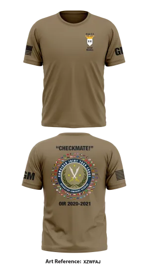 Crew 34, DET 3, 1st Space BDE Store 1 Core Men's SS Performance Tee - xzwFaj