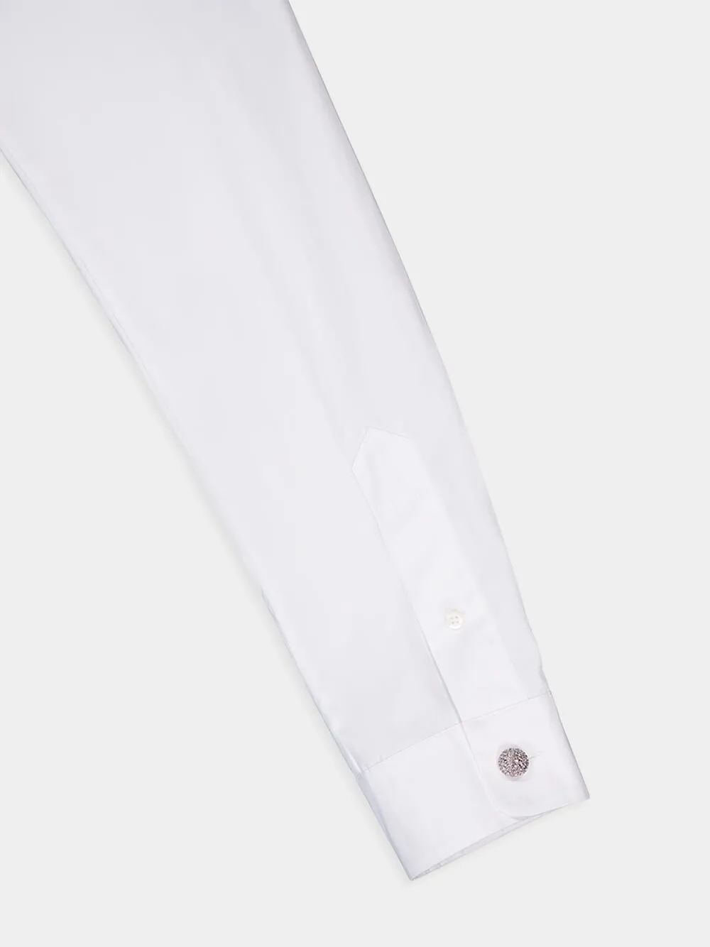 Cropped Cotton Poplin Shirt