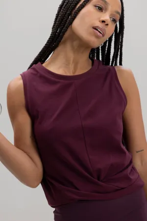 Cropped Top Wine