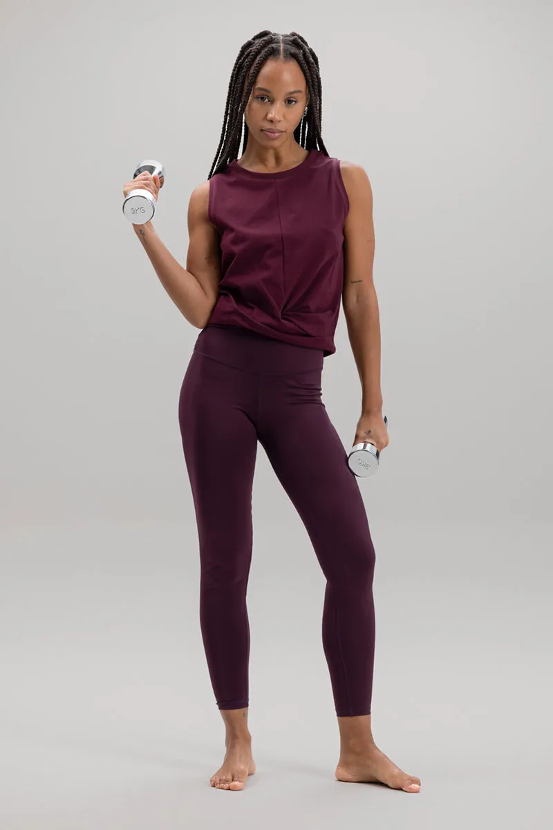 Cropped Top Wine