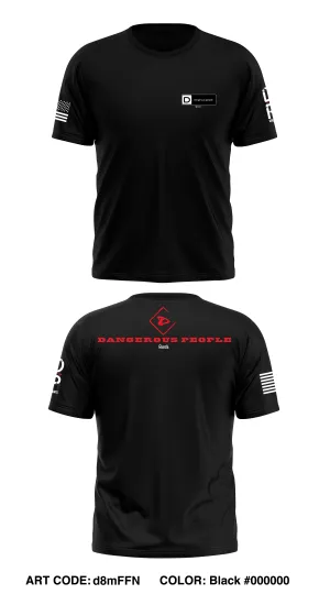 Dangerous People  Store 1 Core Men's SS Performance Tee - d8mFFN