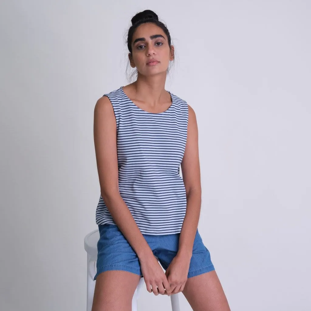 Daria Organic Cotton Shorts | Denim