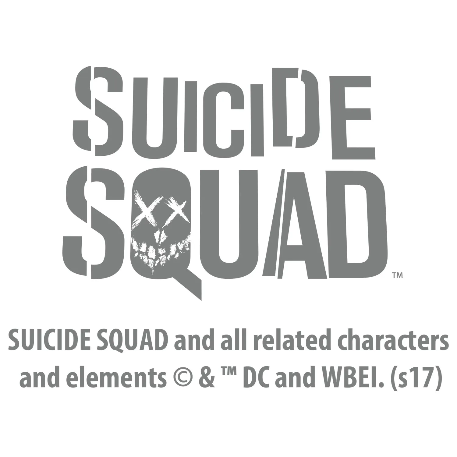 DC Suicide Squad Logo Bomb Official Women's T-shirt (White)