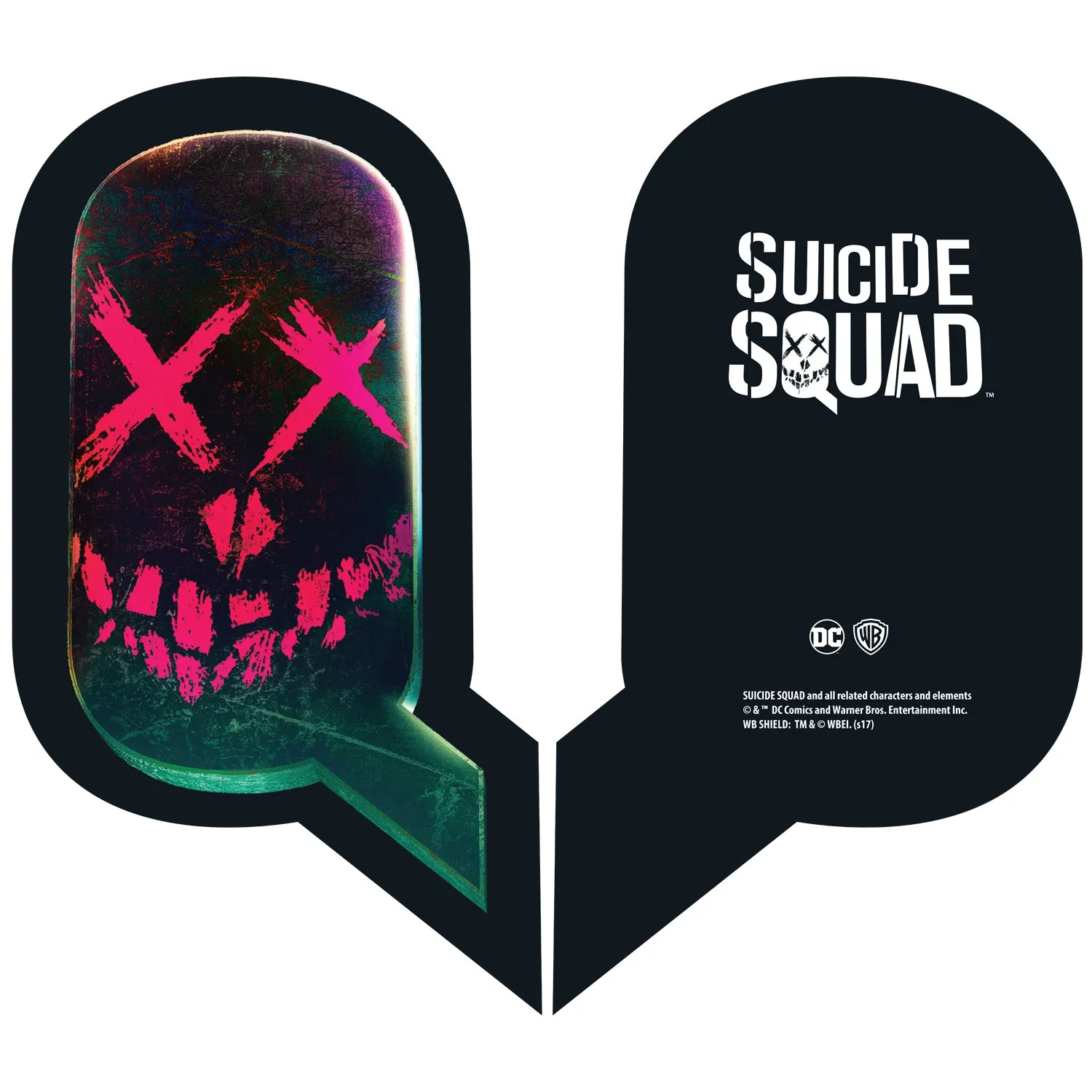 DC Suicide Squad Logo Bomb Official Women's T-shirt (White)