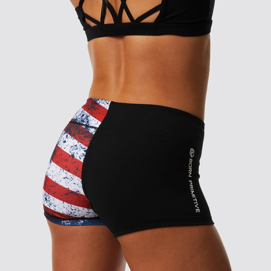 Double Take Booty Short 2.5 (Patriot Edition)
