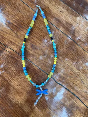 Dragonfly Turquoise and Sunshine 19"