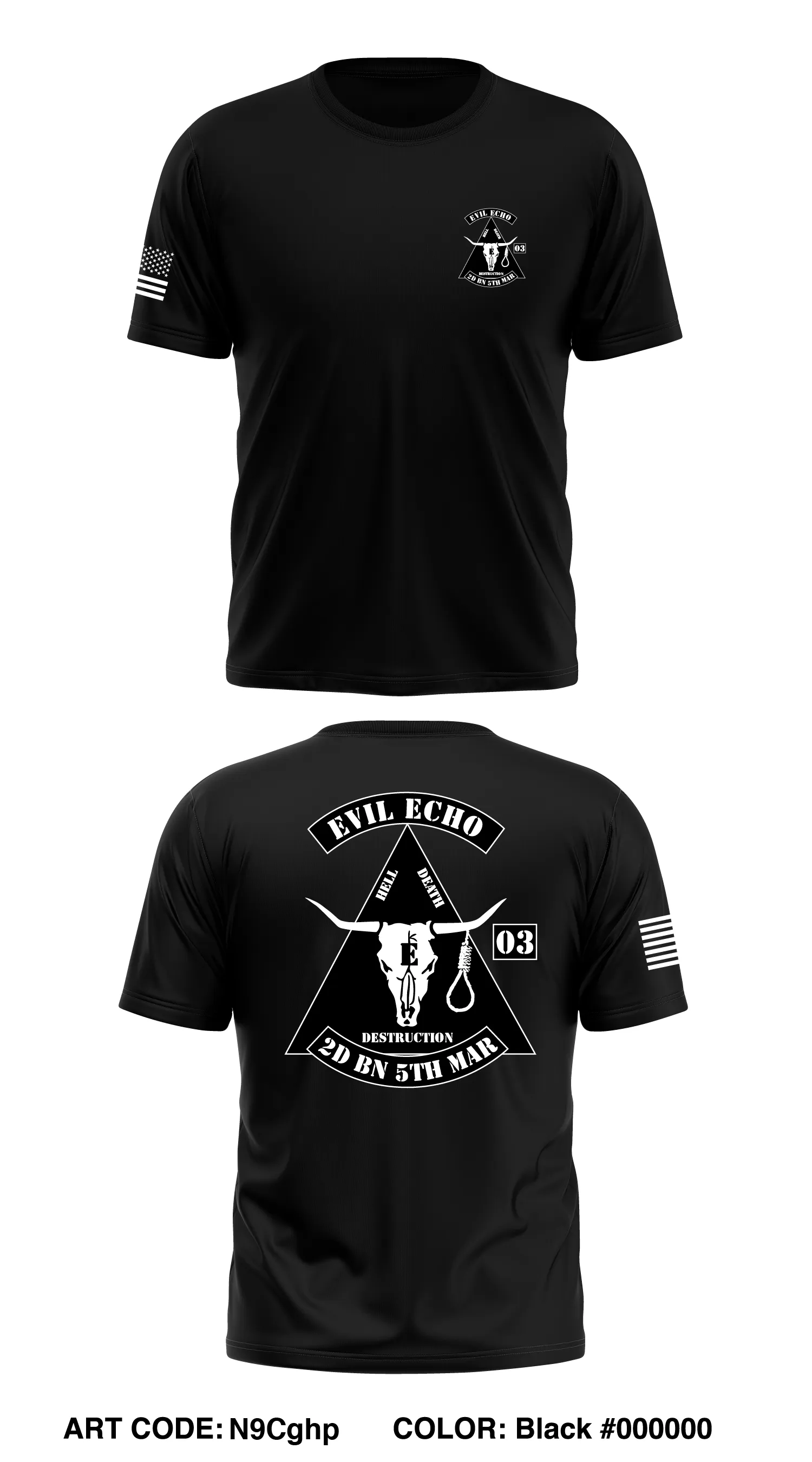 E co 2BN 5Th MAR Store 1 Core Men's SS Performance Tee - N9Cghp
